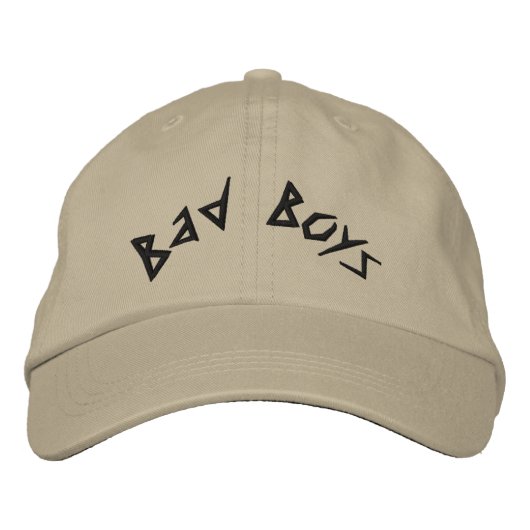 Brodée Bad Boys brodé Casquette (Devant)