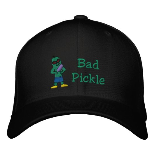 Brodée Bad Pickle, casquette de pickleball (Devant)