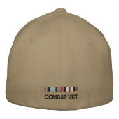 Brodée Badge d'action de combat, Casquette du ruban Irak (Dos)