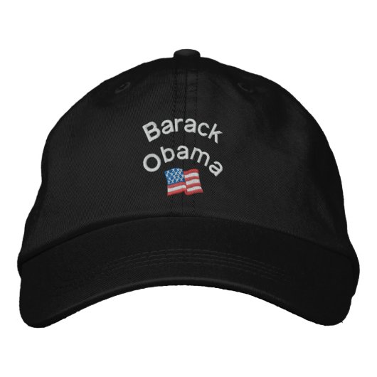 Brodée Barack Obama, le Casquette brodé (Devant)