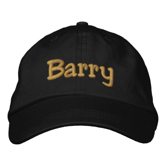 Brodée Barry Casquette / Casquette de baseball brodé pers (Devant)