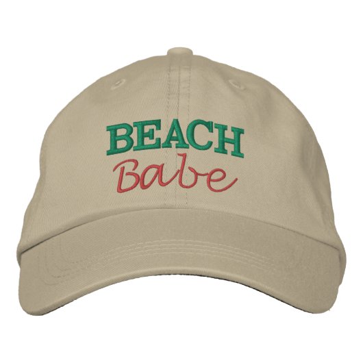 Brodée Beach Babe Casquette brodé (Devant)