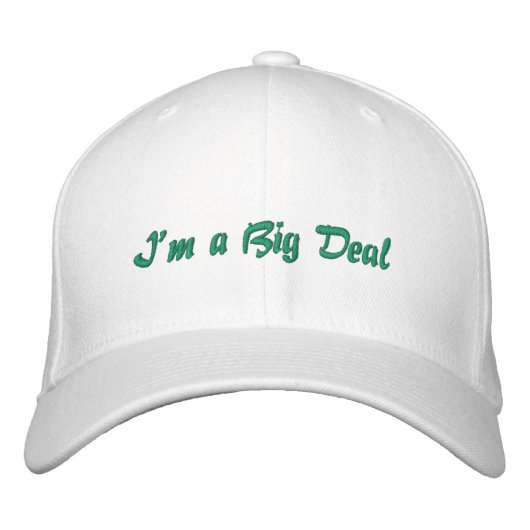 Brodée Big Deal, Casquette de baseball (Devant)