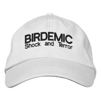 Brodée BIRDÉMIE - Casquette de choc et de terreur