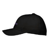 Brodée Black Horn – Casquette Trucker Noire (Gauche)
