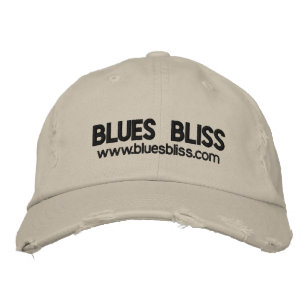 Brodée Blues Bliss Casquette en détresse