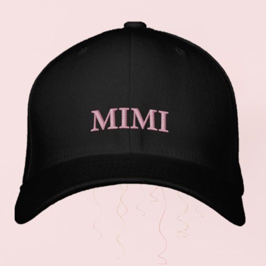 Brodée Bon cadeau ! Casquette brodé Mimi