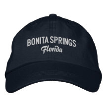 Bonita Springs Floride Casquette brodé