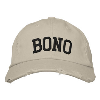 Brodée Bono Casquette brodé