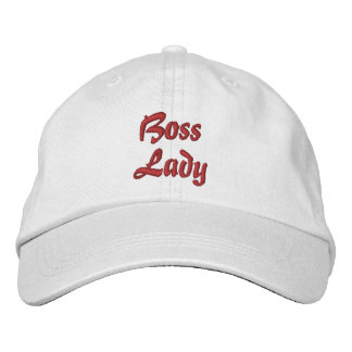 Brodée Boss Lady Casquette ajustable personnalisé