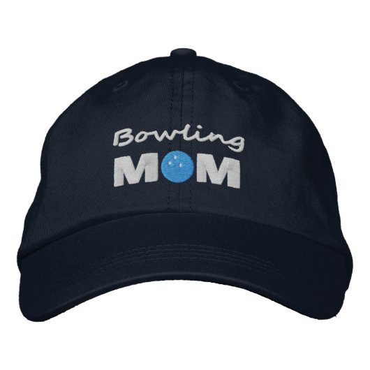 Brodée Bowling Maman Casquette brodé (Devant)
