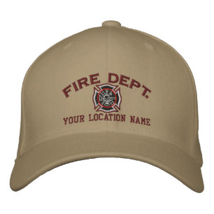 Brodée Broderie personnalisée Casquette de pompier