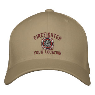 Brodée Broderie personnalisée Casquette de pompier