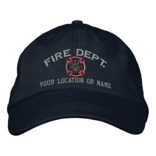 Brodée Broderie personnalisée Casquette de pompier