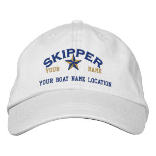 Brodée Broderie personnalisée SKIPPER Star Ball Casquette