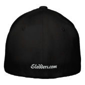 Brodée "BRRAAAAPP" Sledders.com Casquette Black Flexfit (Dos)
