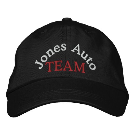 Brodée Business TEAM Casquette par SRF (Devant)