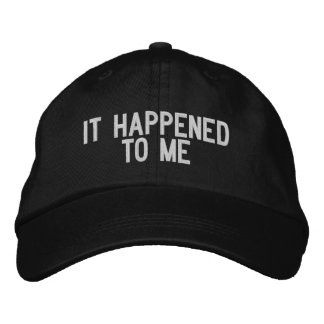 Brodée "ÇA M'EST ARRIVÉ", Casquette de baseball brodé