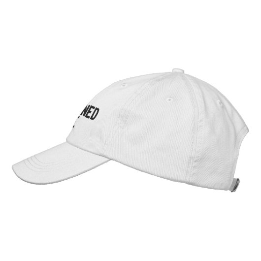 Brodée "ÇA M'EST ARRIVÉ", Casquette de baseball brodé (Gauche)