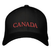 Brodée CANADA casquette brodé (Devant)