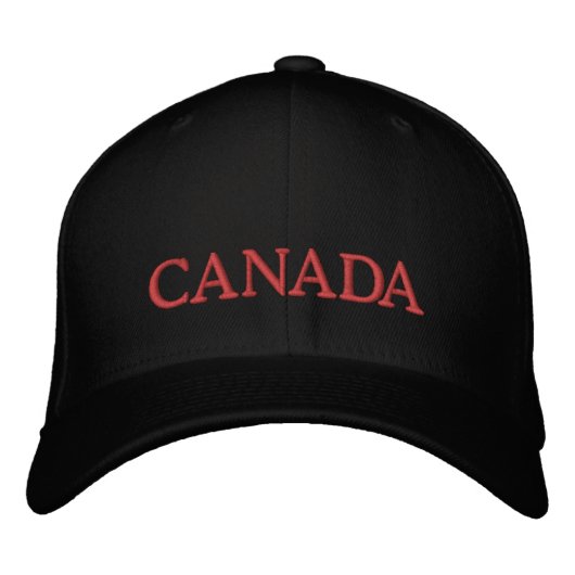 Brodée CANADA casquette brodé (Devant)