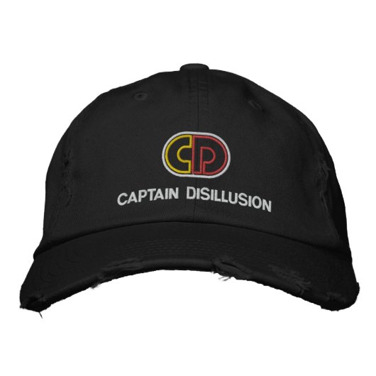 Brodée Capitaine Disillusion Casquette brodé (Devant)
