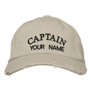 Brodée CAPITAINE PERSONNALISÉE - Casquette brodé