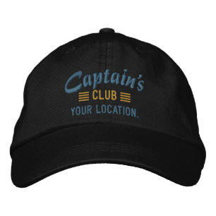 Brodée Captain's CLUB Personnalisez-le casquette brodé