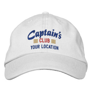 Brodée Captain's CLUB Personnalisez-le casquette brodé