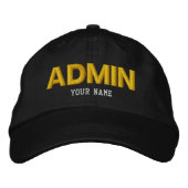 BRODÉE CASQUETTE ADMIN (Devant)