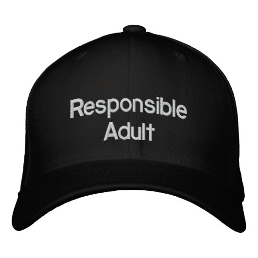 Brodée Casquette adulte responsable (Devant)