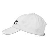 Brodée Casquette ajustable personnalisé (Gauche)