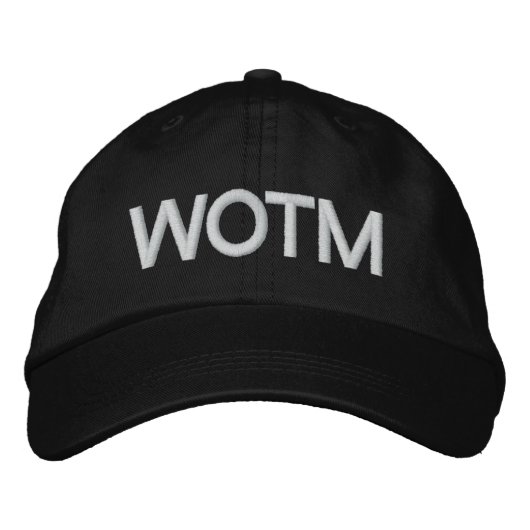 Brodée Casquette ajustable personnalisé (Devant)