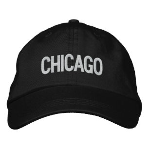 Brodée Casquette ajustable personnalisé Chicago
