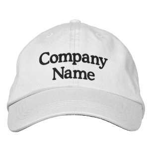 Brodée Casquette ajustable personnalisé de la société