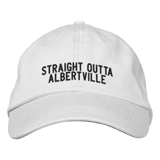 Brodée Casquette ALBERTVILLE Alabama (Devant)