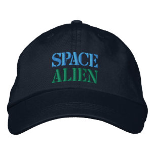 BRODÉE CASQUETTE ALIEN ESPACE