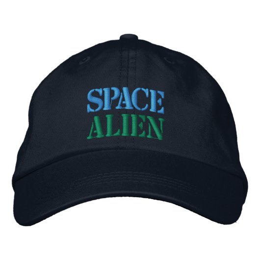 BRODÉE CASQUETTE ALIEN ESPACE (Devant)