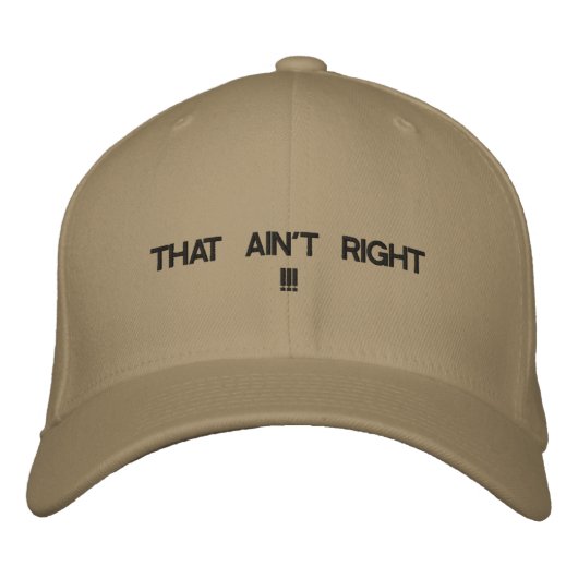 Brodée Casquette avec ÇA N'A PAS RAISON ! ! ! ! (Devant)