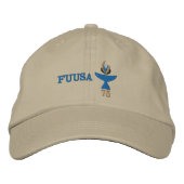 Brodée Casquette avec logo et nom (Devant)