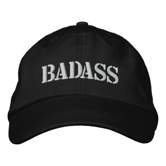 BRODÉE CASQUETTE BADASS EMBROIDÉE (Devant)