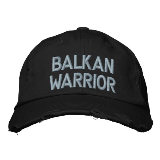 Brodée Casquette BALKAN WARRIOR (Devant)