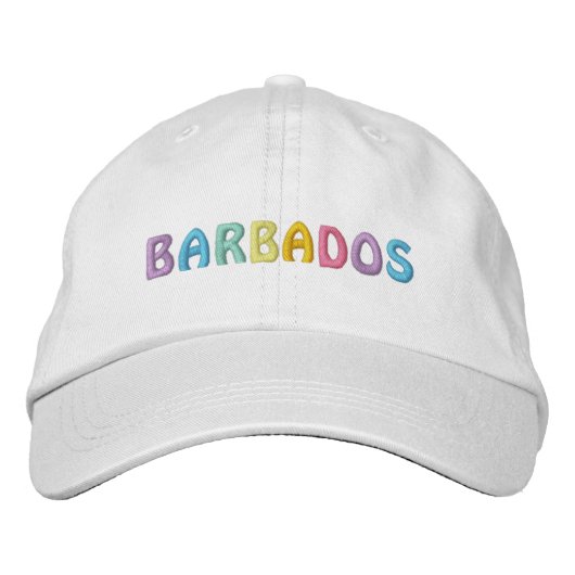 Brodée Casquette BARBADOS (Devant)