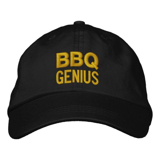 Brodée Casquette BBQ GENIUS (Devant)