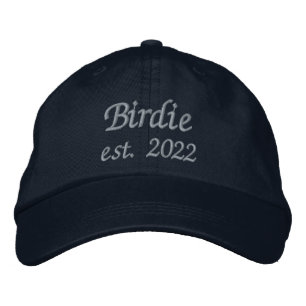 Brodée Casquette Birdie - Bébé bleu piqûres