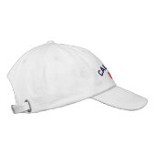 Brodée Casquette blanc brodé de Californie USA (Droite)