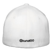 Brodée Casquette BLANC BULLS (Dos)