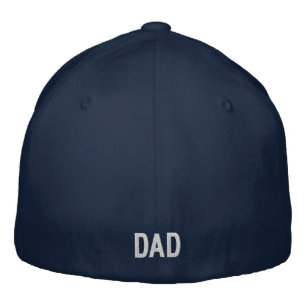 Brodée Casquette Bleue Flexfit avec Année de Naissance Br