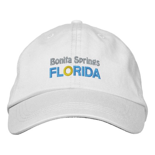 Brodée Casquette BONITA SPRINGS (Devant)