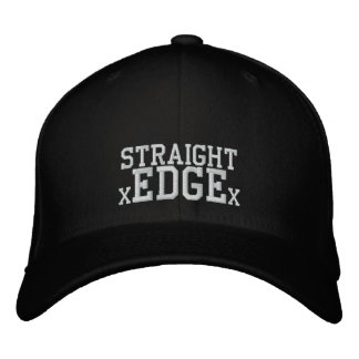 Brodée Casquette bord droit